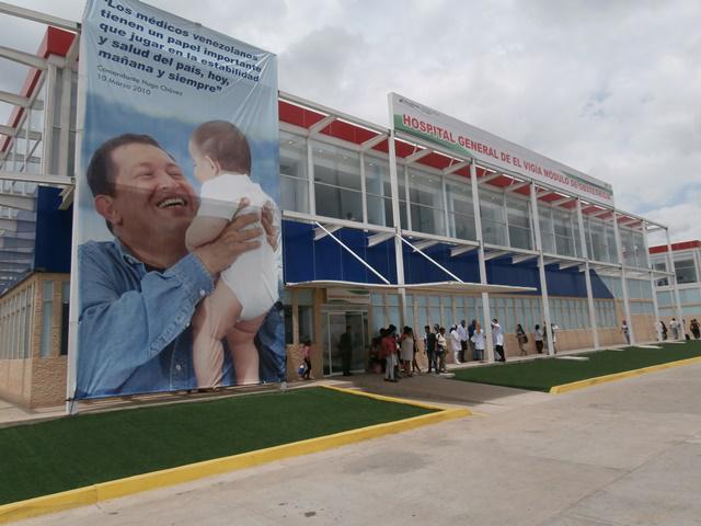 El hospital general Hugo Chávez Frías fue inaugurado por el presidente Nicolás Maduro el 27 de abril de 2018. Foto: Enrique Milanés León El hospital general Hugo Chávez Frías fue inaugurado por el presidente Nicolás Maduro el 27 de abril de 2018. Foto: Enrique Milanés León