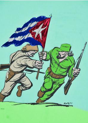 El relevo, de Adigio Benítez. Foto: Ilustrativa El relevo, de Adigio Benítez. Foto: Ilustrativa