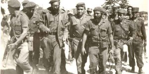 Fidel en la primera línea de combate Fidel en la primera línea de combate