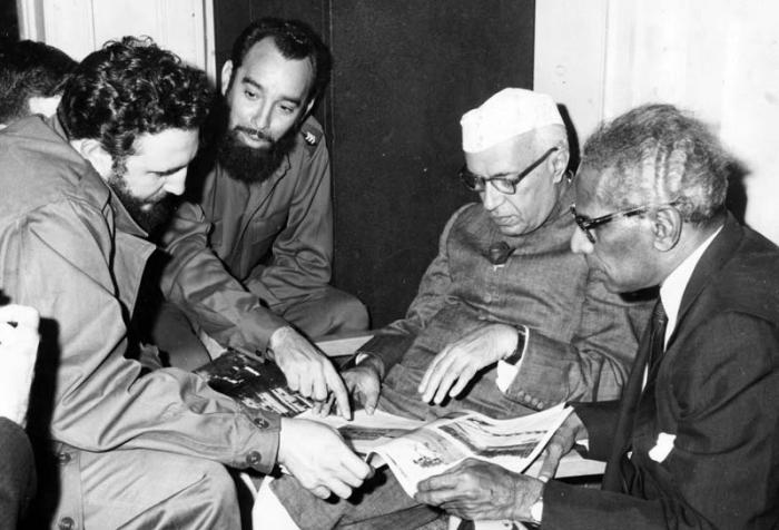 Histórico encuentro de Fidel con el primer ministro de la India, Jawaharlal Nehru. Foto: Prensa Latina Histórico encuentro de Fidel con el primer ministro de la India, Jawaharlal Nehru. Foto: Prensa Latina