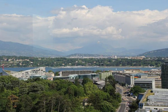 Una vista de Ginebra desde el Hotel Intercontinental, frente al lago Lemán. Foto: Kalia Venereo/Dominio Cuba. Una vista de Ginebra desde el Hotel Intercontinental, frente al lago Lemán. Foto: Kalia Venereo/Dominio Cuba.