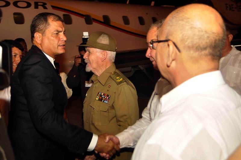 Rafael Correa rendirá homenaje a Fidel Castro