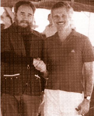 Fidel Castro y Ted Turner