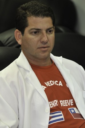 El doctor Carlos Pérez Díaz fue el jefe de la brigada cubana en Rancagua. 
