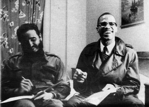 Fidel Castro y Malcolm X