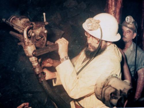 Minas de Matahambre, provincia de Pinar del Río, 1975. Foto Estudios Revolución