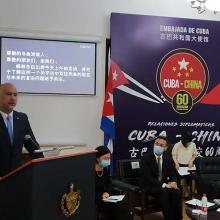 Representantes de Cuba denunciaron hoy en China el impacto negativo y las afectaciones que sufre el pueblo. Foto: Prensa Latina.