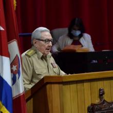 Inauguración del 8vo Congreso del Partido presidido por el General de Ejército Raúl Castro Ruz.