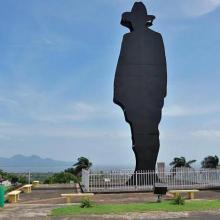 Estatua del General Augusto César Sandino, Héroe Nacional de la República de Nicaragua, que asombró al mundo derrotando a los marines yanquis. Foto: La voz del sandinismo