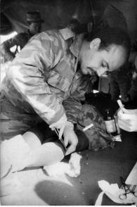 El personal médico y paramédico en Angola fue protagonista de numerosas historias como la del sanitario Raúl.