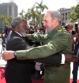 Entre Fidel y Nujoma siempre existió una entrañable amistad. Foto: Ricardo López Hevia Entre Fidel y Nujoma siempre existió una entrañable amistad. Foto: Ricardo López Hevia