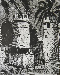 Grabado de Antonio Canet. Grabado de Antonio Canet.