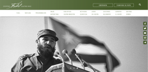 Captura de pantalla del Centro Fidel Castro Ruz.