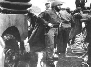 Fidel durante el ciclón Flora, 1963