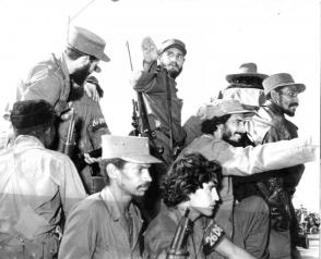 Entrada a La Habana de la Caravana de la Libertad, el 8 de enero de 1959. fotos de archivo Entrada a La Habana de la Caravana de la Libertad, el 8 de enero de 1959. fotos de archivo