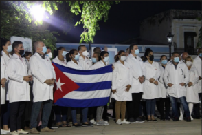 Llegan a Matanzas integrantes del Contingente Henry Reeve que estaban en colaboración solidaria en otros países. Foto: Mario Almeida / Cubadebate Llegan a Matanzas integrantes del Contingente Henry Reeve que estaban en colaboración solidaria en otros países. Foto: Mario Almeida / Cubadebate