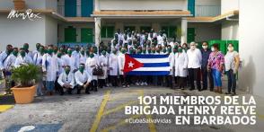 La brigada está compuesta por 101 licenciados en enfermería que ayudarán a combatir la COVID-19 en esa nación. Con estos profesionales, suman 500 los enfermeros y enfermeras que en las 15 brigadas médicas cubanas luchan contra el nuevo coronavirus.