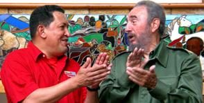 Chávez y Fidel, Fidel y Chávez, dos hombres, dos comandantes, dos guerreros eternos. Foto: Calixto N. Llanes Chávez y Fidel, Fidel y Chávez, dos hombres, dos comandantes, dos guerreros eternos. Foto: Calixto N. Llanes