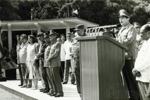 «Ao nosso povo e a você, Comandante-em-chefe, eu informo: a Operação Carlota foi concluída!», disse o general-de-exército Raúl Castro em 1991. Foto: Orlando Cardona
