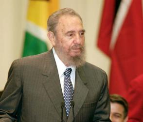 Fidel durante la celebración del aniversario 30 de las relaciones entre Caricom y Cuba. 