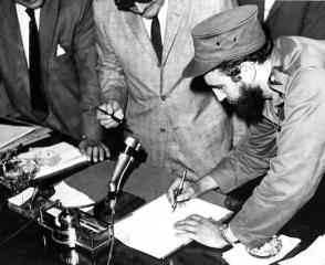 La actividad de Fidel como Primer Ministro fue muy intensa en 1959. Foto: Archivo de Granma