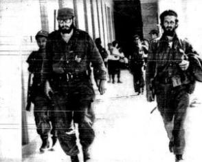 Marcelo Verdecia, junto al Comandante en Jefe, poco después del triunfo de la Revolución