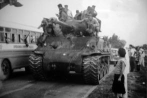 Paso de la Caravana de la Libertad por Ciego de Ávila