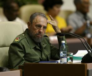 Fidel Castro Ruz en el Palacio de Convenciones, 4 de mayo de 2005