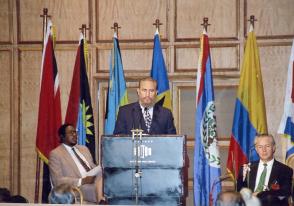 Fidel Castro Ruz en Trinidad y Tobago, 17 de agosto de 1995